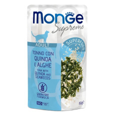  Вологий корм для котів MONGE CAT WET Adult тунeць з кіноа та морськими водоростями 80 г