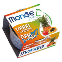  Вологий корм для котів MONGE CAT WET Adult тунeць з фруктами 80 г
