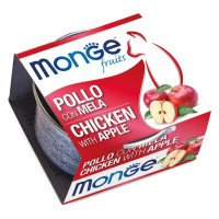  Вологий корм для котів MONGE CAT WET Adult курка з яблуком 80 г