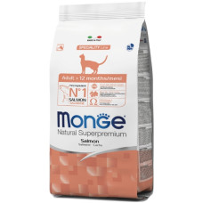  Сухий корм для котів Monge Cat Adult з лососем 1,5 Кг