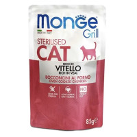  Вологий корм для котів Monge Cat GRILL Wet Sterilised телятина 85 г