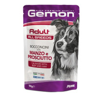  Влажный корм для собак Gemon Dog Wet Adult говядина с ветчиной 100 г