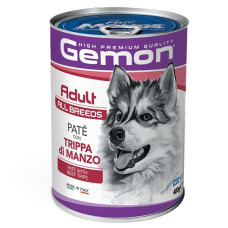  Вологий корм для собак Gemon Dog Wet Adult з яловичим рубцем 400 г