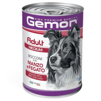 Вологий корм для собак Gemon Dog Wet Medium Adult яловичина з печінкою 415 г