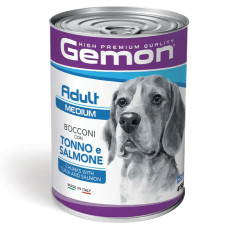  Вологий корм для собак Gemon Dog Wet Medium Adult тунeць з лососем 415 г
