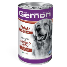  Вологий корм для собак Gemon Dog Wet Medium Adult ягня з рисом 1250 г