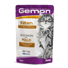  Вологий корм для котів Gemon Cat Wet Kitten курка 100 г