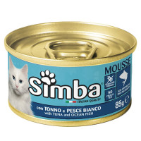  Вологий корм для котів Monge Simba Cat Wet тунець та океанічна риба 85 г