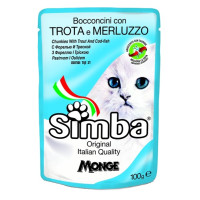  Вологий корм для котів Monge Simba Cat Wet форель та тріска 100 г