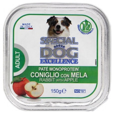  Вологий корм для собак Monge SDE Dog Wet Fruit кролик з яблуками монопротеїн 150 г