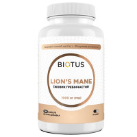 Комплекс для профілактики роботи головного мозку Biotus Lion's Mane 500 mg per capsule 120 Caps