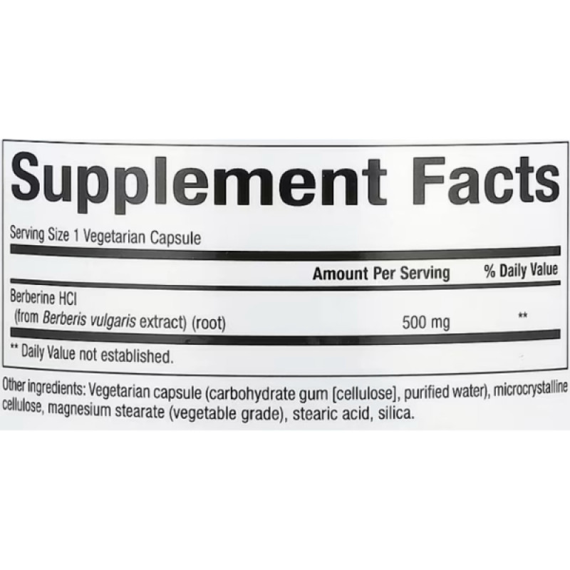 Барбарис Natural Factors WellBetX Berberine 500 mg 120 Veg Caps