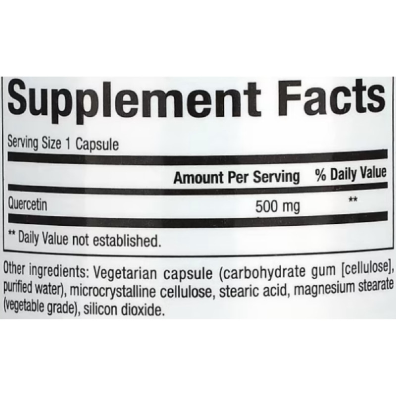 Кверцетин Natural Factors Immune Support Quercetin 500 mg 60 Veg Caps
