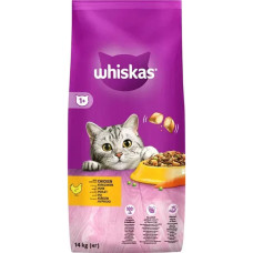  Сухий корм для котів Whiskas для дорослих котiв, з куркою 14кг