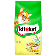  Сухий корм для котів Kitekat курка з овочами 12кг