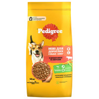  Сухий корм для собак Pedigree для дорослих собак маленьких порід, яловичина/овочі 12 кг