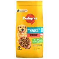  Сухий корм для собак Pedigree для дорослих собак, яловичина/овочі 12 кг