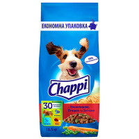  Сухий корм для собак Chappi з яловичиною,птицею та овочами 13,5кг