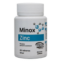 Комплекс для волос MinoX Zinc 60 Tabs