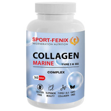 Хондропротектор (для спорту) SPORT-FENIX Marine Collagen Type 1&3 Gyaluronic Acid 360 Caps