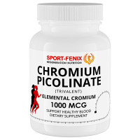 Микроэлемент Хром для спорта SPORT-FENIX Chromium Picolinate 1000 mcg 120 Caps