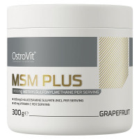Хондропротектор (для спорта) OstroVit MSM Plus 300 g /150 servings/ Grapefruit