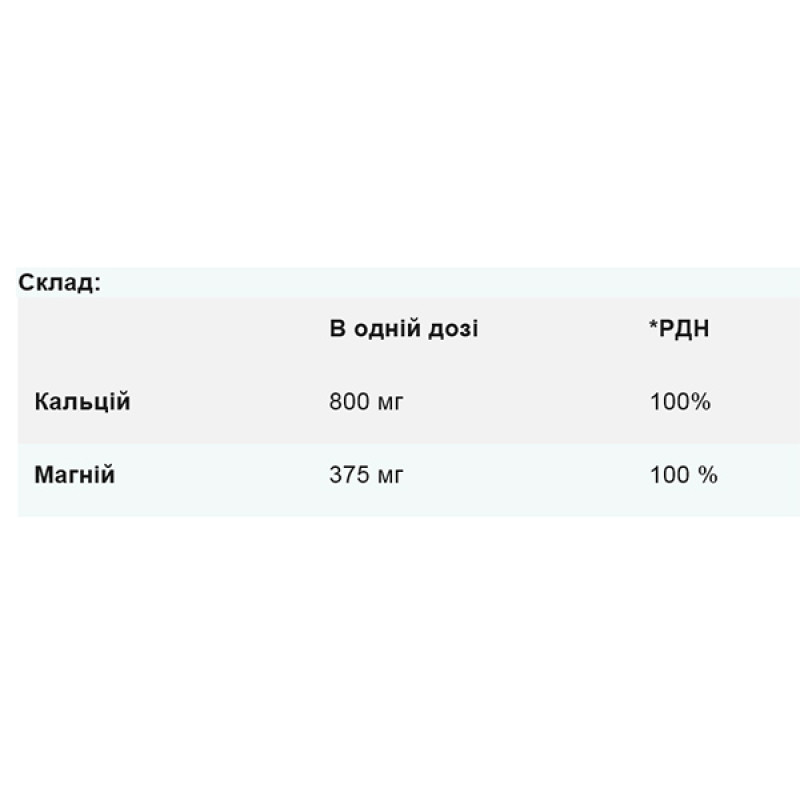 Мультимінерали для спорту MyProtein Calcium & Magnezium 90 Tabs