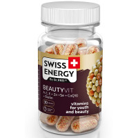Витаминно-минеральный комплекс Swiss Energy BEAUTYVIT ACE+Zn+Se+CoQ10+Biotin 30 Caps