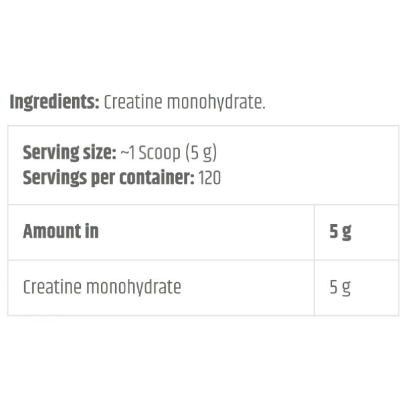 Креатин моногідрат Kevin Levrone Anabolic Creatine 600 g /120 servings/ Unflavored