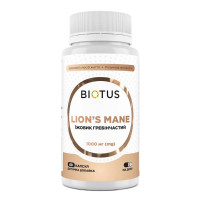Грибной комплекс Biotus Lion's Mane 500 mg per capsule 60 Caps