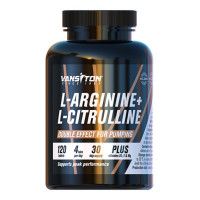 Аминокомплекс для спорта Vansiton L-Arginine + L-Citrulline 120 Tabs