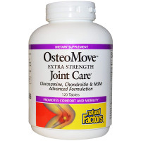 Комплекс для суглобів Natural Factors OsteoMove Extra Strength Joint Care, Glucosamine, Chondroitin & MSM 120 Tabs