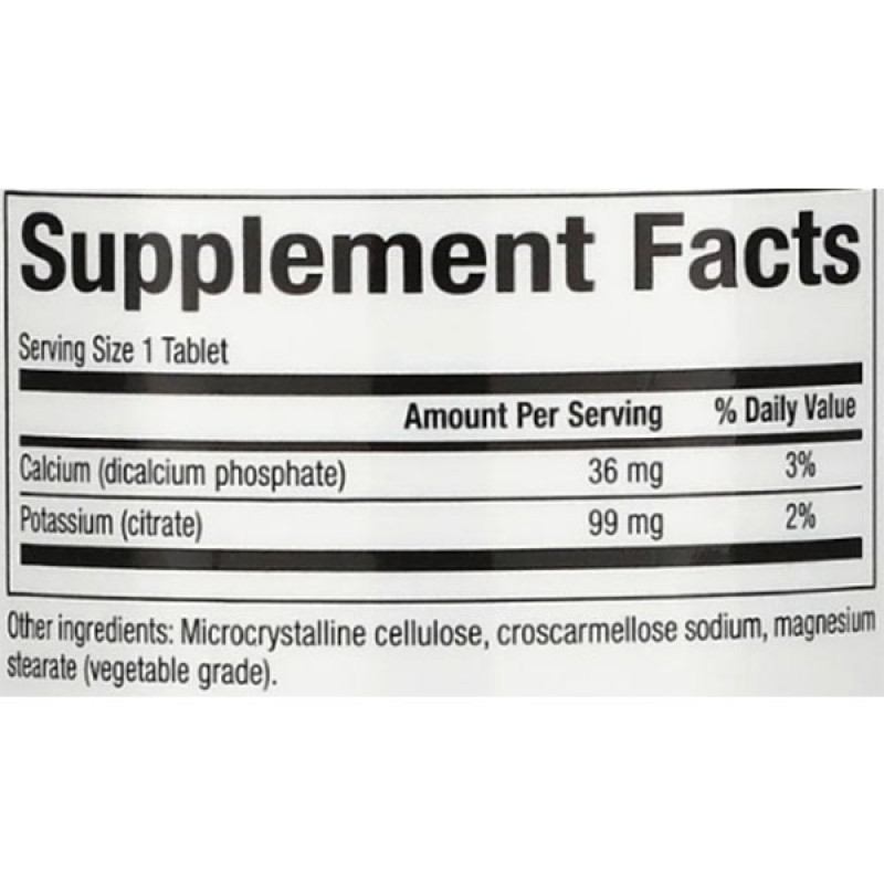 Мікроелемент Калій Natural Factors Potassium Citrate 99 mg 90 Tabs