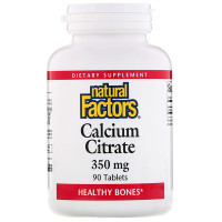 Микроэлемент Кальций Natural Factors Calcium Citrate 350 mg 90 Tabs