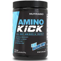 Аминокомплекс для спорта NutraBio Amino Kick 270 g /30 servings/ Blue Raspberry