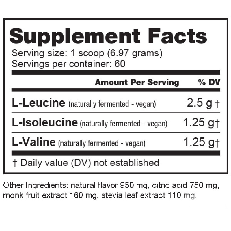 Амінокислота BCAA для спорту NutraBio BCAA Naturally Sweet Powder 452 g /60 servings/ Strawberry Lemonade