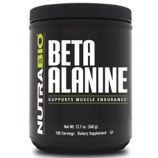 Бета-аланін для спорту NutraBio Beta Alanine Powder 360 g /180 servings/