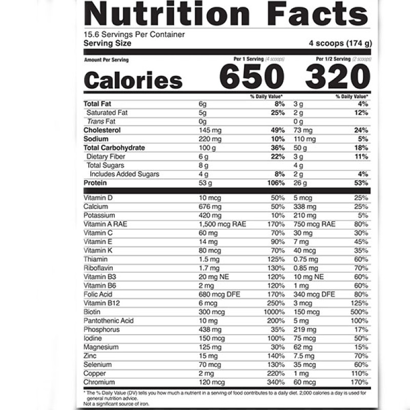 Гейнер NutraBio Extreme Mass High Protein & Carb Mass Gainer 2722 g /15,6 servings/ Strawberry Pastry