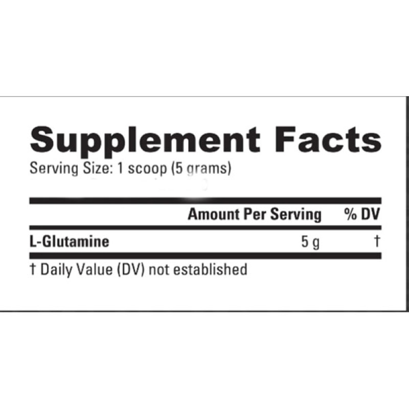 Глютамін для спорту NutraBio Glutamine 1000 g /200 servings/ Unflavored