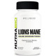 Грибний комплекс NutraBio Lion's Main Organic Mushroom Powder 500 mg 60 Caps