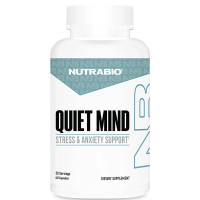Комплекс для профилактики нервной системы NutraBio QUIET MIND - Stress & Anxiety Support 60 Caps