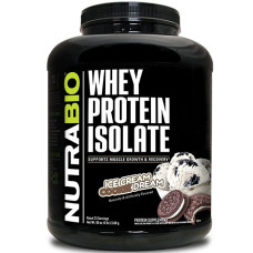 Протеїн NutraBio Whey Protein Isolate 2268 g /73 servings/ Ice Cream Cookie Dream