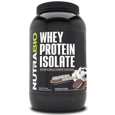 Протеїн NutraBio Whey Protein Isolate 907 g /29 servings/ Ice Cream Cookie Dream