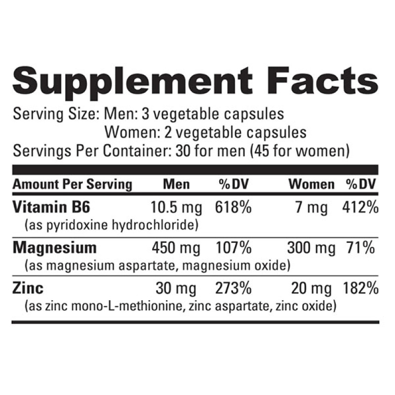 Вітамінно-мінеральний комплекс для спорту NutraBio ZMA Anabolic Mineral Support 90 Caps