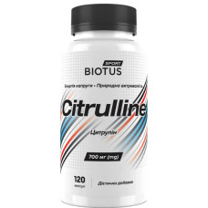 Цитрулін Biotus Citrulline 700 mg 120 Caps