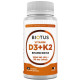 Комплекс Вітамін D3+K2 Biotus D3+K2 1000 IU/50 mcg 120 Caps