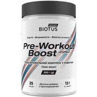 Комплекс до тренування Biotus Pre-workout Boos + Coffein 350 g /25 servings/ Cherry