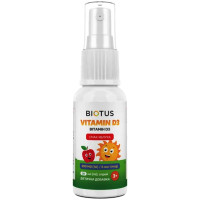 Витамин D Biotus Vitamin D3 Spray 200 IU/5 mcg 30 ml Apple