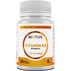 Вітамін K Biotus Vitamin K2 MK-7 100 mcg 60 Caps