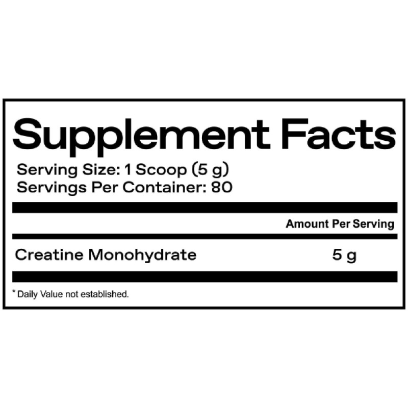 Креатин моногідрат ONE OF ONE Creatine Monohydrate 400 g /80 servings/ Pure